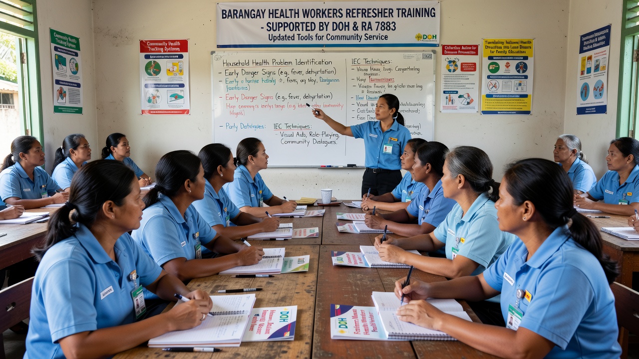 Barangay Health Workers Gain Updated Tools to Serve Communities