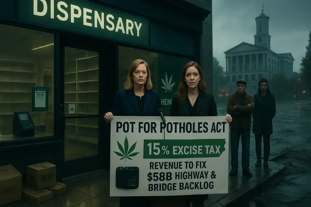 Tennessee's Hemp Ban Forces Operators Out as Democrats Push Marijuana Tax for Roads