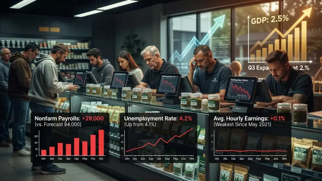 Weak Jobs Report Signals Caution Ahead for Cannabis Retailers